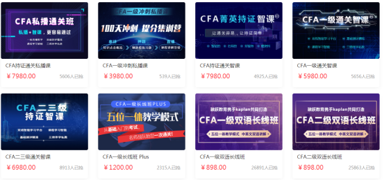 CFA网课 CFA网课